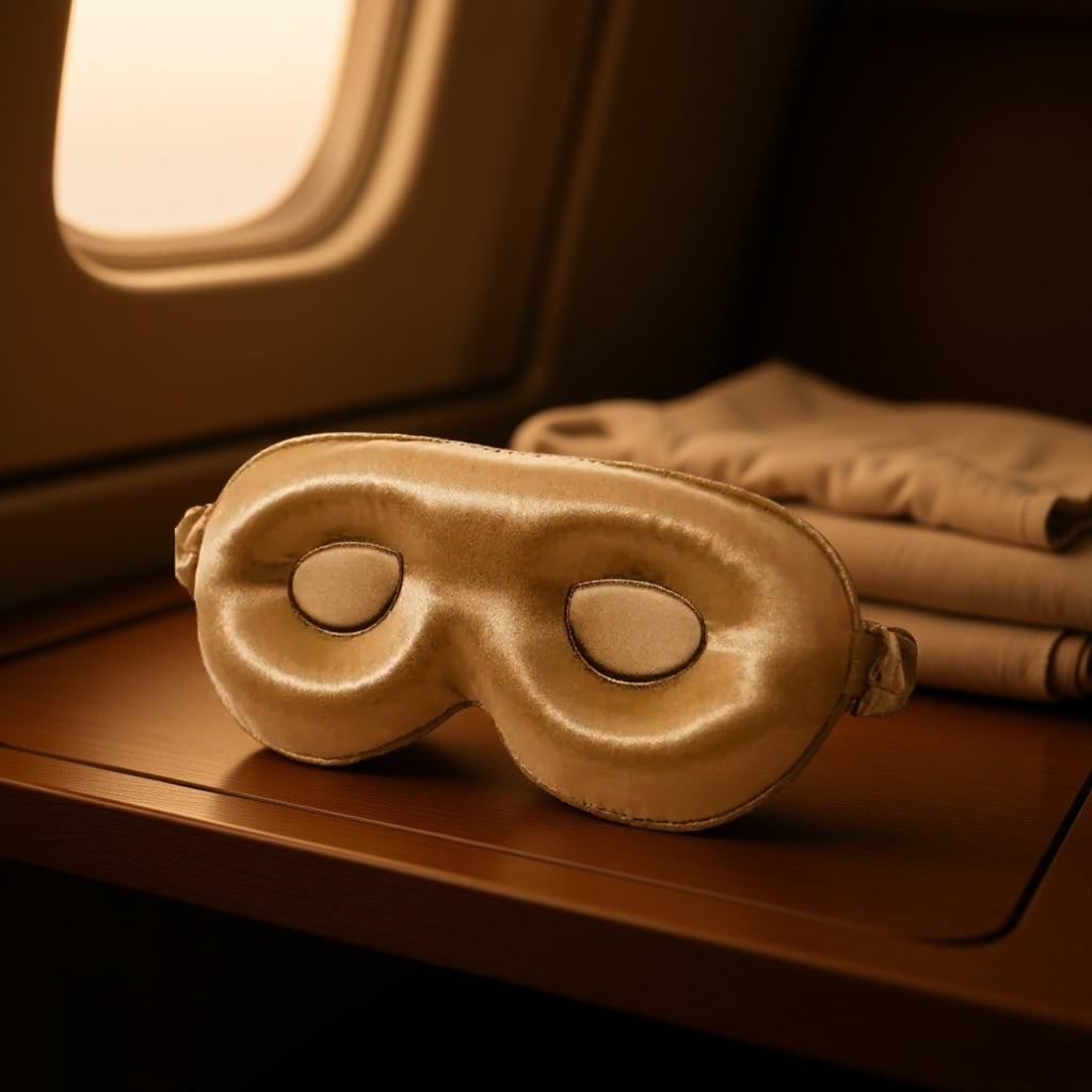Mulberry Silk Sleep Mask  Travel Edition