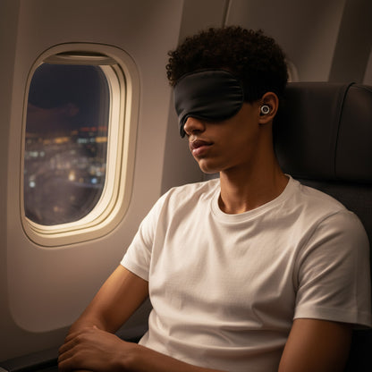 Mulberry Silk Sleep Mask  Travel Edition