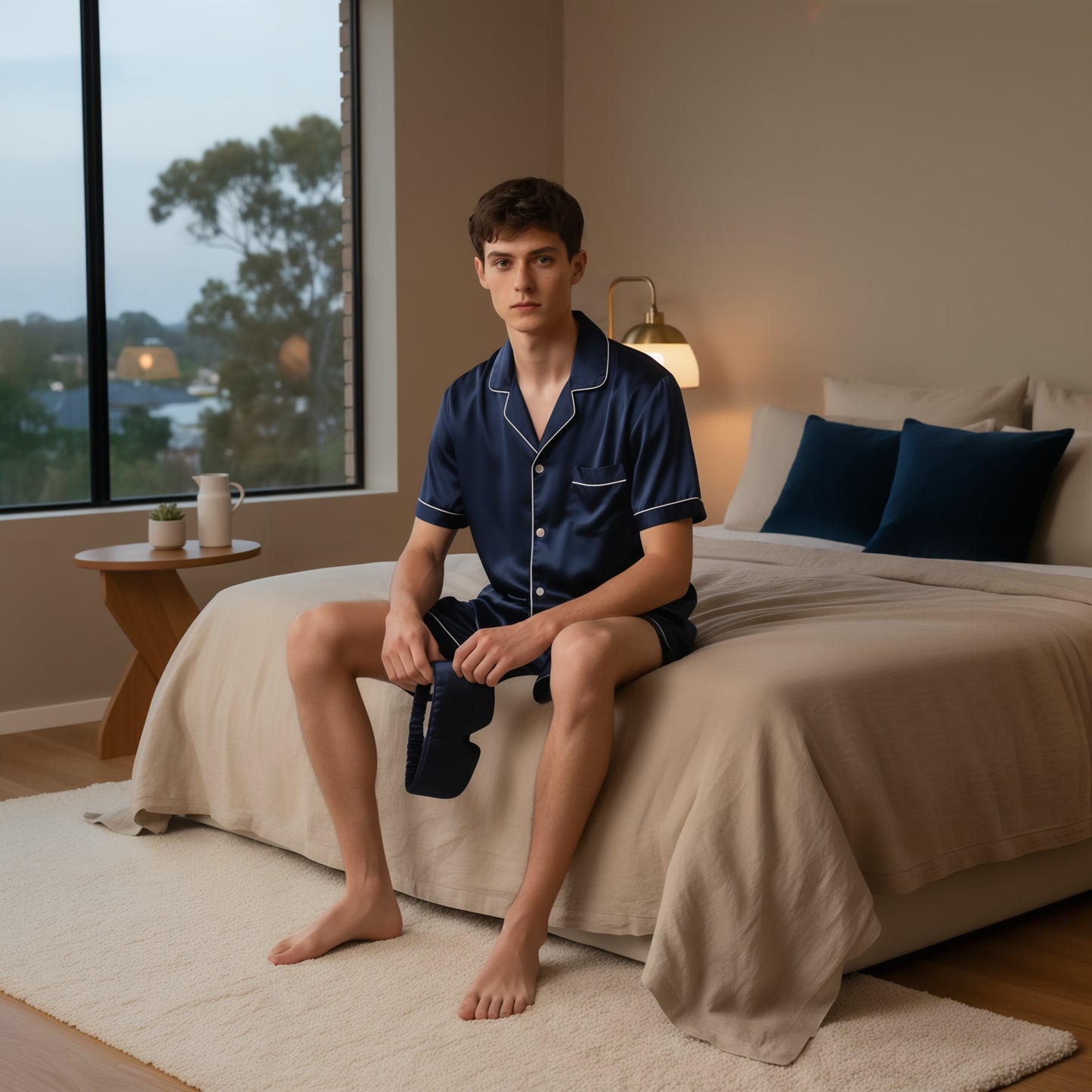 Velcro Silk Sleep Mask