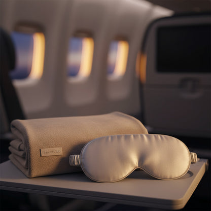 Mulberry Silk Sleep Mask  Travel Edition