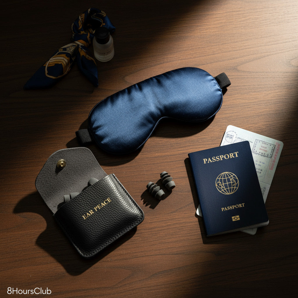 Mulberry Silk Sleep Mask  Travel Edition