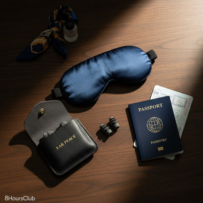 Mulberry Silk Sleep Mask  Travel Edition