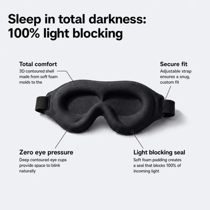 Daytime Sleep Kit — Blackout Mask & Earplugs Built for Night Shift Workers - 8HOURSCLUB