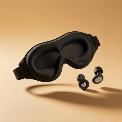 The Deep Sleep Kit — Sleep Mask & Earplugs Bundle